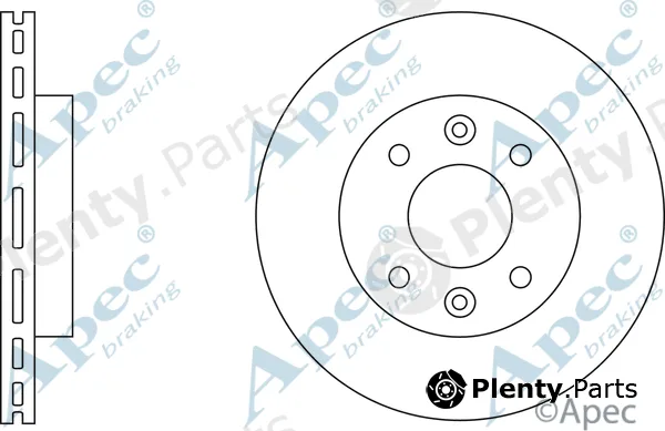 Apec DSK199 — Brake Disc Apec