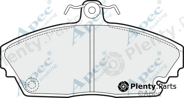 Apec PAD1437 — Brake Pad Set, disc brake Apec