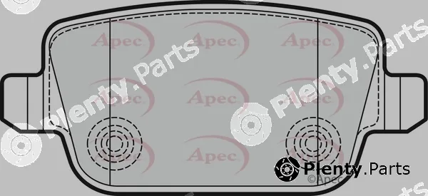 Apec PAD1532 — Brake Pad Set, disc brake Apec