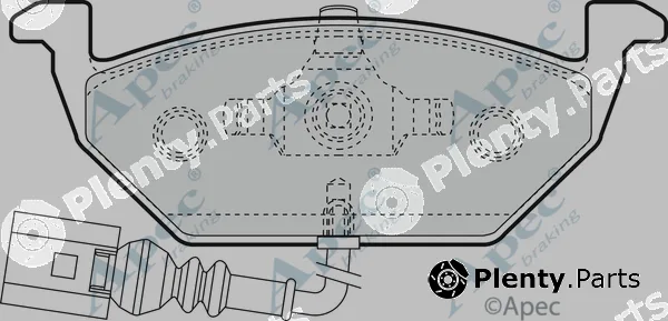 Apec PAD1109 — Brake Pad Set, disc brake Apec