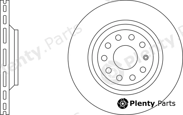 Apec SDK6480 — Brake Disc Apec Blue