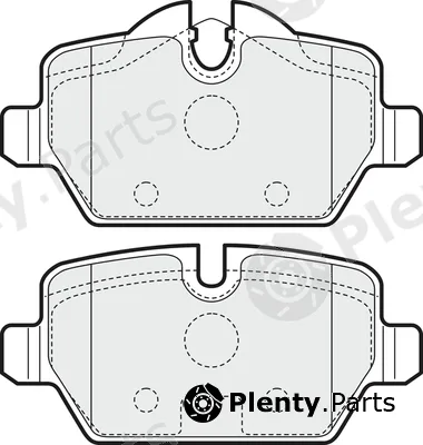 Apec PD3150 — Brake Pad Set, disc brake Apec Blue