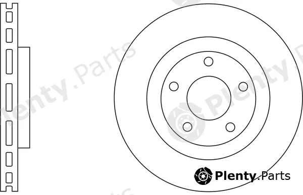 Apec SDK6572 — Brake Disc Apec Blue