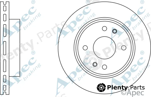 Apec DSK2972 — Brake Disc Apec