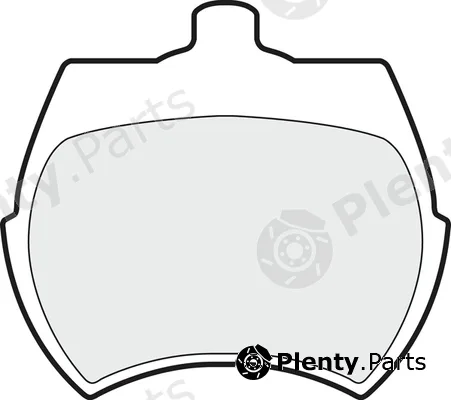 Apec PD3394 — Brake Pad Set, disc brake Apec Blue
