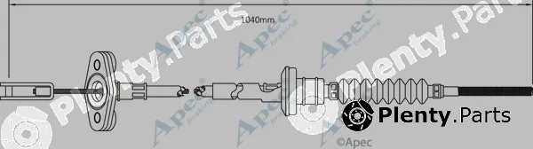 Apec CAB5001 — Cable Pull, clutch control Apec