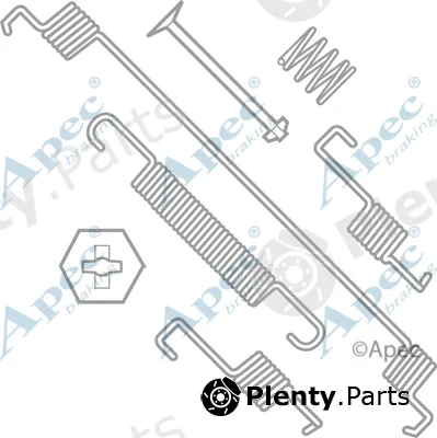 Apec KIT749 — Accessory Kit, brake shoes Apec
