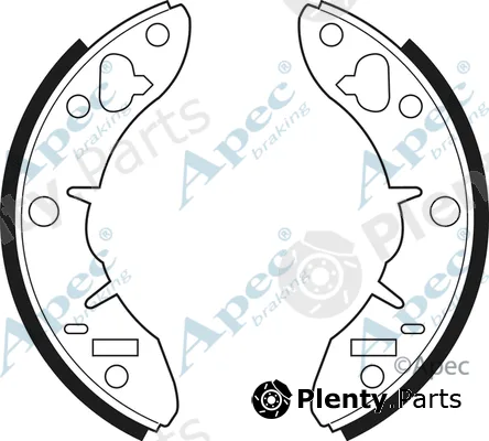 Apec SHU187 — Brake Shoe Set Apec