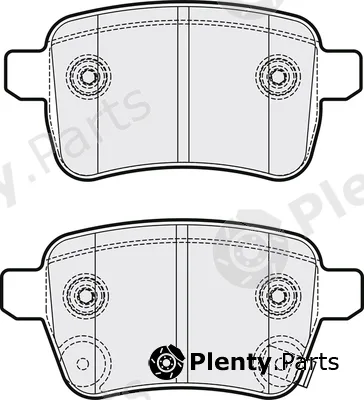 Apec PD3712 — Brake Pad Set, disc brake Apec Blue