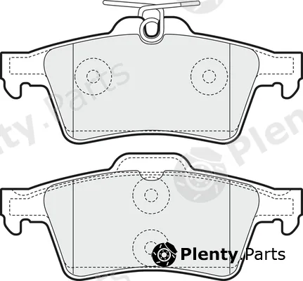 Apec PD3061 — Brake Pad Set, disc brake Apec Blue