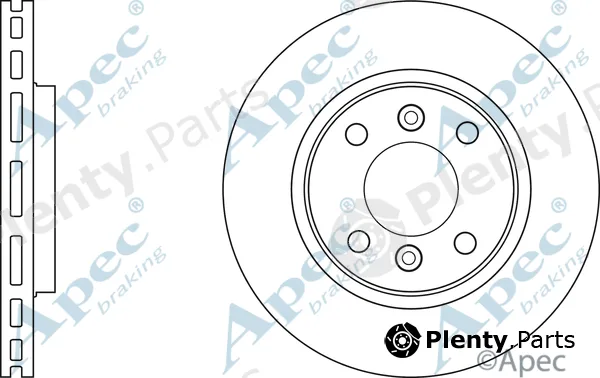 Apec DSK3078 — Brake Disc Apec