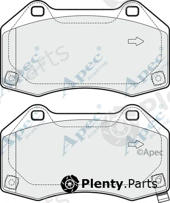 Apec PAD1893 — Brake Pad Set, disc brake Apec