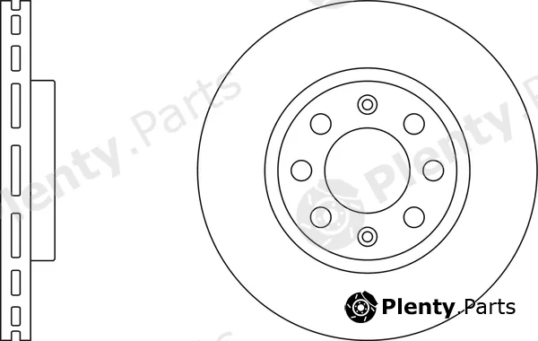 Apec SDK6010 — Brake Disc Apec Blue