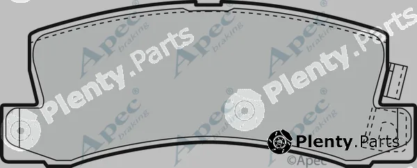Apec PAD1373 — Brake Pad Set, disc brake Apec
