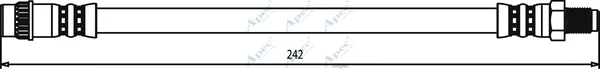 Apec HOS3274 — Brake Hose Apec