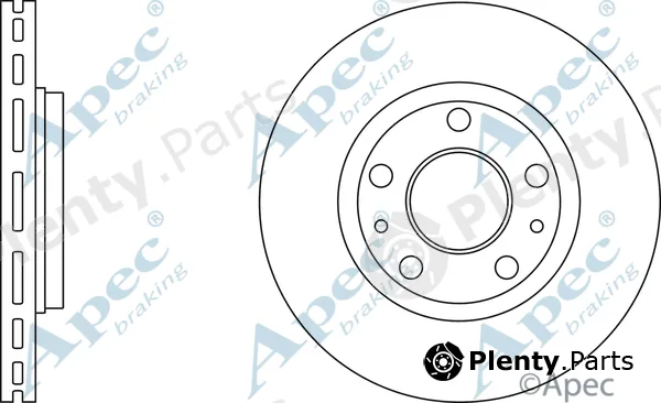 Apec DSK2676 — Brake Disc Apec