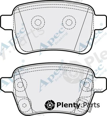 Apec PAD2064 — Brake Pad Set, disc brake Apec