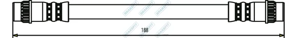 Apec BHO4067 — Brake Hose Brake Fit