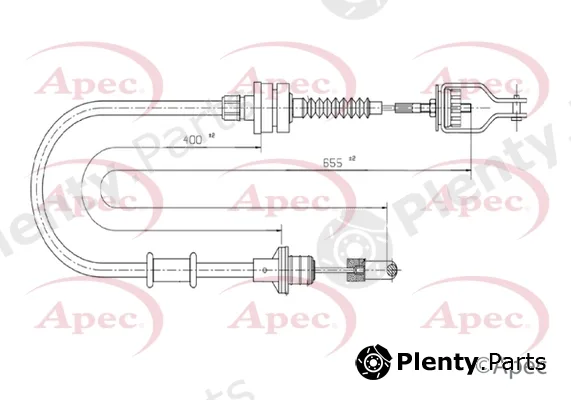 Apec CAB5005 — Cable Pull, clutch control Apec
