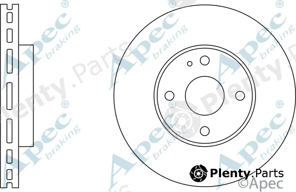 Apec DSK514 — Brake Disc Apec