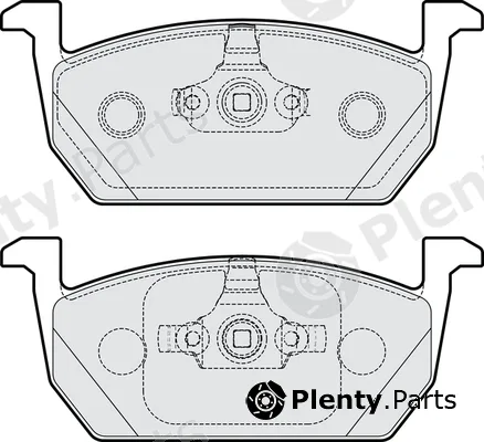 Apec PD3909 — Brake Pad Set, disc brake Apec Blue