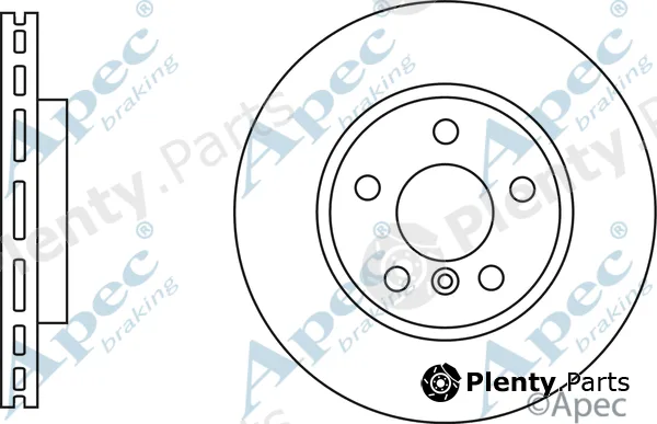 Apec DSK3170 — Brake Disc Apec