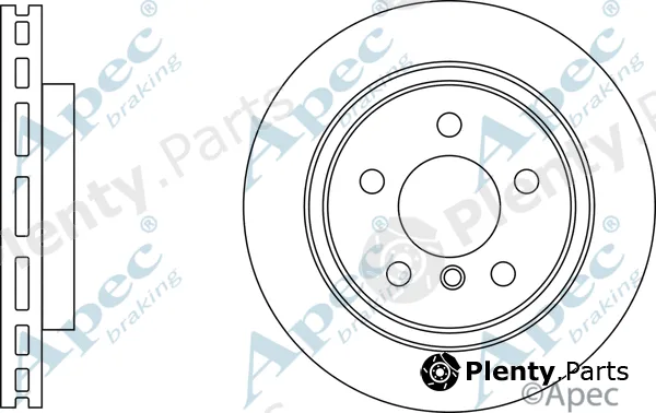 Apec DSK3149 — Brake Disc Apec