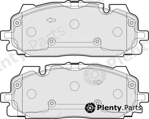 Apec PD3841 — Brake Pad Set, disc brake Apec Blue