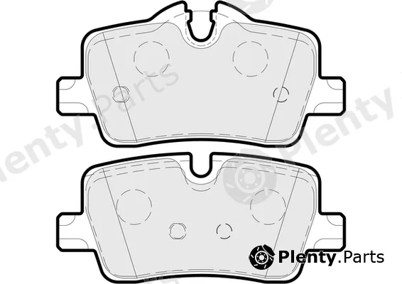 Apec PD3932 — Brake Pad Set, disc brake Apec Blue