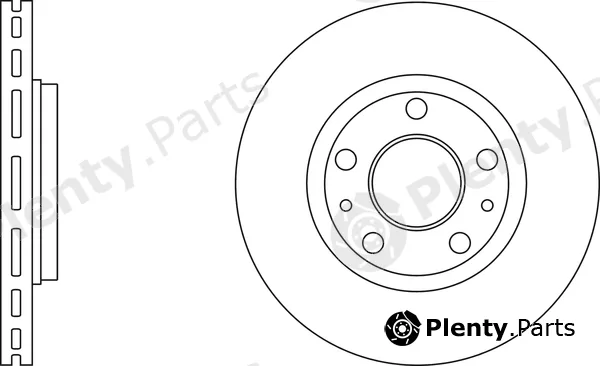 Apec SDK6219 — Brake Disc Apec Blue
