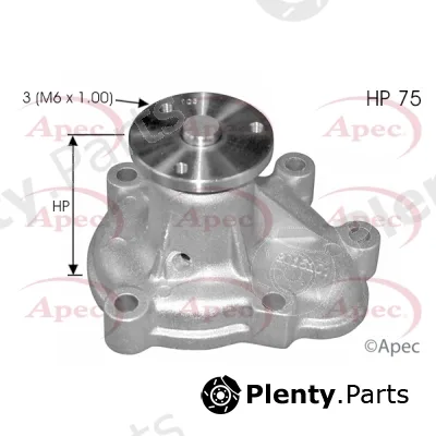 Apec AWP1409 — Water Pump, engine cooling Apec