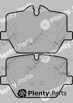 Apec PAD2296 — Brake Pad Set, disc brake Apec