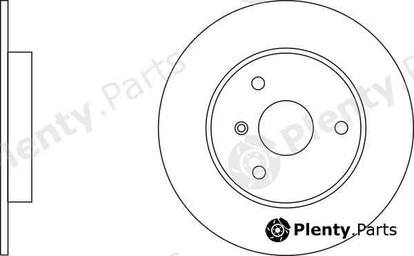 Apec SDK6261 — Brake Disc Apec Blue