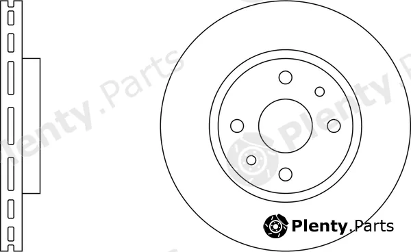 Apec SDK6147 — Brake Disc Apec Blue