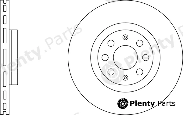 Apec SDK6254 — Brake Disc Apec Blue