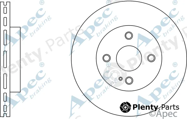 Apec DSK2630 — Brake Disc Apec