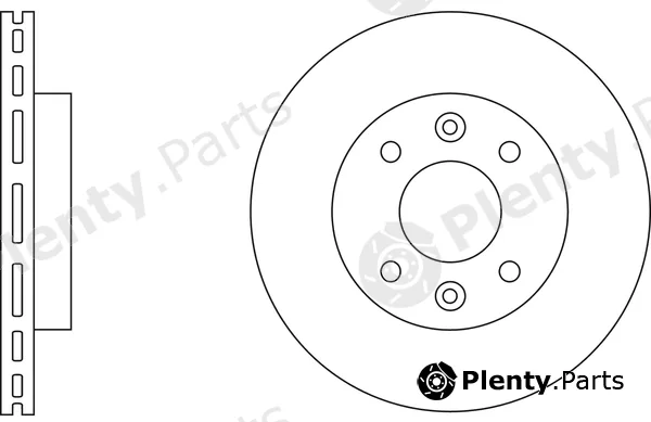 Apec SDK6102 — Brake Disc Apec Blue