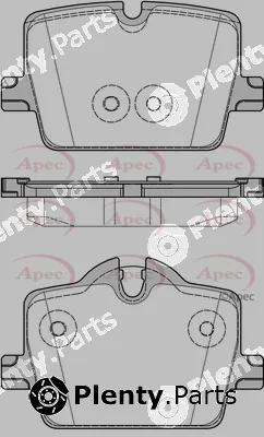 Apec PAD2297 — Brake Pad Set, disc brake Apec