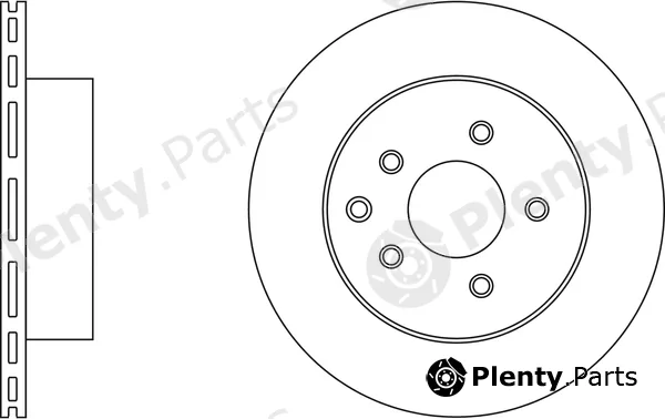 Apec SDK6169 — Brake Disc Apec Blue