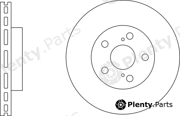 Apec SDK6662 — Brake Disc Apec Blue