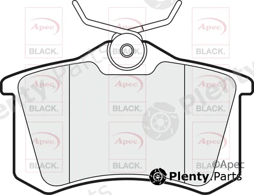 Apec PAD1020B — Brake Pad Set, disc brake Apec Black