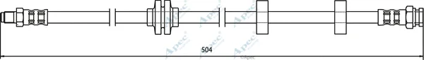 Apec HOS3657 — Brake Hose Apec