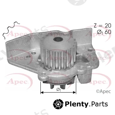 Apec AWP1391 — Water Pump, engine cooling Apec