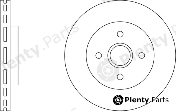 Apec SDK6738 — Brake Disc Apec Blue