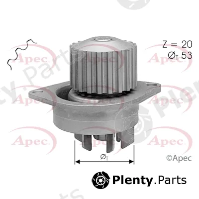 Apec AWP1131 — Water Pump, engine cooling Apec