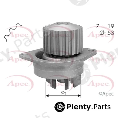 Apec AWP1132 — Water Pump, engine cooling Apec