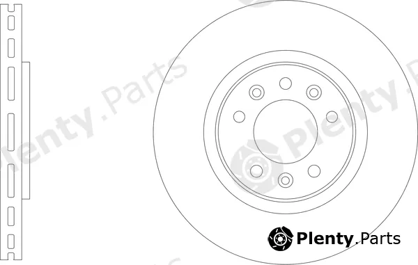 Apec SDK6981 — Brake Disc Apec Blue