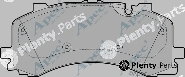 Apec PAD2167 — Brake Pad Set, disc brake Apec