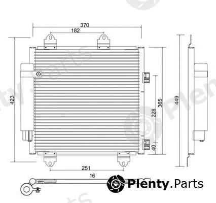 PowerMax 7110289 — Condenser, air conditioning PowerMax+