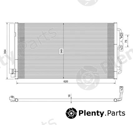 PowerMax 7110743 — Condenser, air conditioning PowerMax+